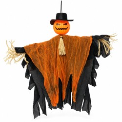 Toptan Halloween Balkabağı Korkuluk Maskot, 40 cm