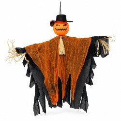 Toptan Halloween Balkabağı Maskot Işıklı Sesli, 80 cm