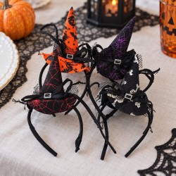 Toptan Halloween Cadı Şapkası Taç Karışık