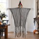Toptan Halloween Hasır Cadı Siyah Işıklı, 110 cm Toptan Halloween Hasır Cadı Siyah Işıklı, 110 cm