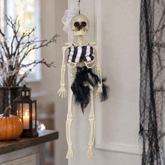 Toptan Halloween İskelet Gelin Maskot, 40 cm