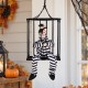 Toptan Halloween Kafesli Mahkum Tek Göz, Işıklı Sesli