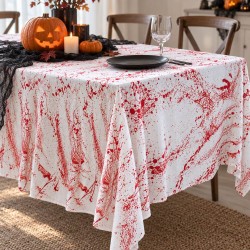 Toptan Halloween Kanlı Dekor Kumaşı, 120x200 cm