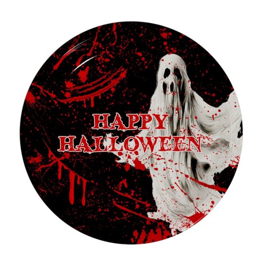 Toptan Halloween Karton Tabak Kanlı Tema, 8 Adet Toptan Halloween Karton Tabak Kanlı Tema, 8 Adet