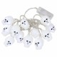 Toptan Halloween Led Işık Zinciri Kuru Kafa, 10 Işıklı