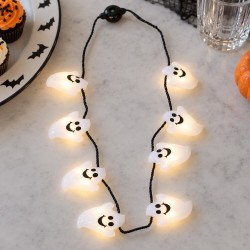 Toptan Halloween Led Kolye Hayalet, 9 Işıklı