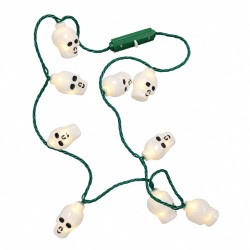 Toptan Halloween Led Kolye Kuru Kafa, 9 Işıklı
