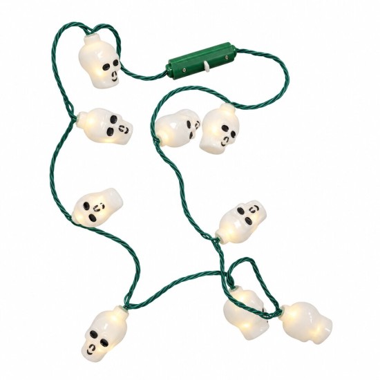 Toptan Halloween Led Kolye Kuru Kafa, 9 Işıklı Toptan Halloween Led Kolye Kuru Kafa, 9 Işıklı
