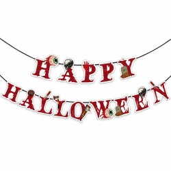 Toptan Halloween Özel Kesim Banner, Kanlı Tema