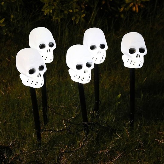Toptan Halloween Solar Bahçe Lambası, Kuru Kafa Toptan Halloween Solar Bahçe Lambası, Kuru Kafa
