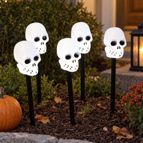 Toptan Halloween Solar Bahçe Lambası, Kuru Kafa Toptan Halloween Solar Bahçe Lambası, Kuru Kafa