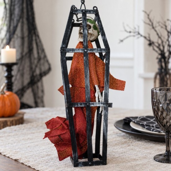 Toptan Halloween Tabutta İskelet Süs, 45 cm Toptan Halloween Tabutta İskelet Süs, 45 cm