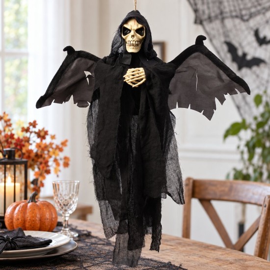 Toptan Halloween Uçan Hayalet, Işıklı Sesli Hareketli