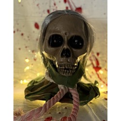 Toptan Halloween Yürüyen Kuru Kafa, Işıklı Sesli