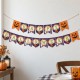 Toptan Halloween Zikzak Banner, Happy Halloween Yazılı