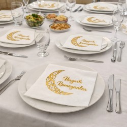 Toptan Hayırlı Ramazanlar Peçete (16 adet)