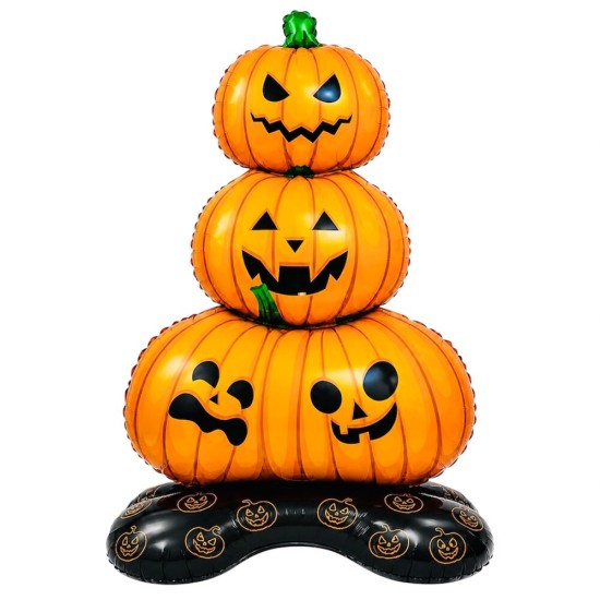 Toptan Halloween Ayaklı Balkabağı Balon 109 cm Toptan Halloween Ayaklı Balkabağı Balon 109 cm