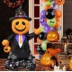 Toptan Halloween Ayaklı Gülen Balkabağı Balon 154 cm