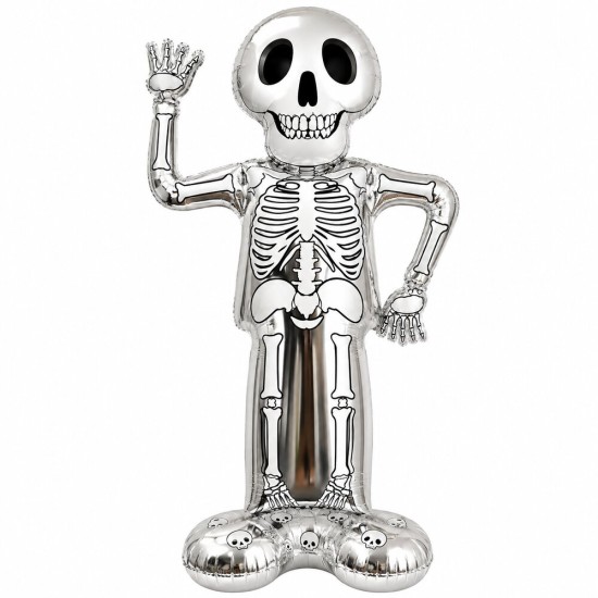 Toptan Halloween Ayaklı İskelet Balon 154 cm Toptan Halloween Ayaklı İskelet Balon 154 cm