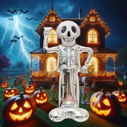 Toptan Halloween Ayaklı İskelet Balon 154 cm