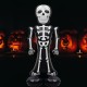 Toptan Halloween Ayaklı İskelet Balon Siyah 160 cm