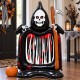 Toptan Halloween Ayaklı Oraklı İskelet Balon 125 cm