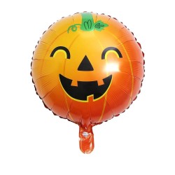 Toptan Halloween Balkabağı Folyo Balon 18 İnç