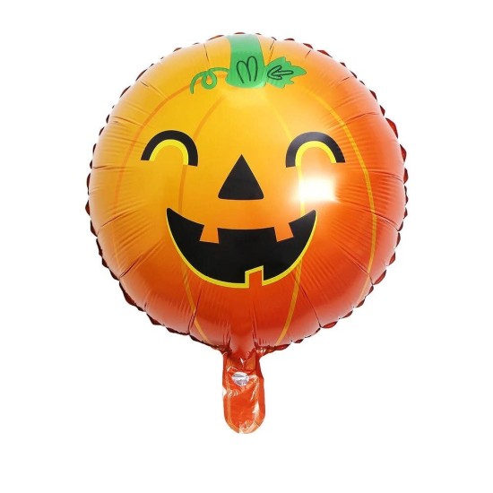 Toptan Halloween Balkabağı Folyo Balon 18 İnç