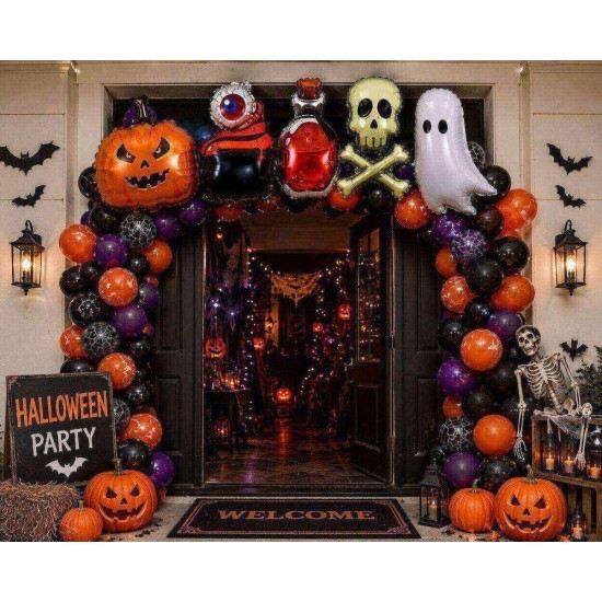 Toptan Halloween Birleşik Folyo Balon Seti Toptan Halloween Birleşik Folyo Balon Seti