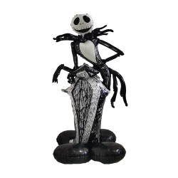Toptan Halloween Jack Skellington Ayaklı Balon 170 cm