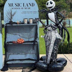 Toptan Halloween Jack Skellington Ayaklı Balon 170 cm