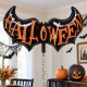 Toptan Halloween Yazı Folyo Balon 117 cm