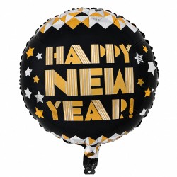 Toptan Happy New Year Folyo Balon 18 İnç