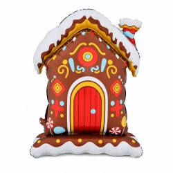 Toptan Yılbaşı Ayaklı Çikolata Evi Balon