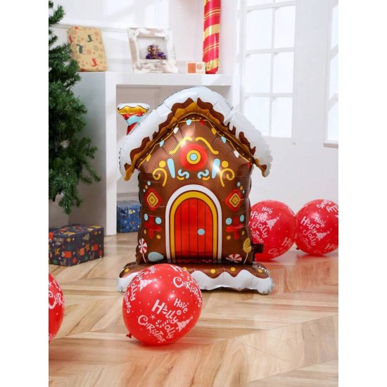 Toptan Yılbaşı Ayaklı Çikolata Evi Balon