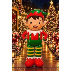 Toptan Yılbaşı Ayaklı Elf Balon 121 cm