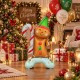 Toptan Yılbaşı Ayaklı Küçük Kurabiye Adam Balon