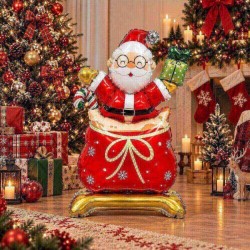 Toptan Yılbaşı Ayaklı Küçük Noel Baba Balon