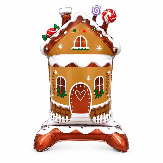 Toptan Yılbaşı Ayaklı Şeker Evi Balon