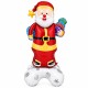 Toptan Yılbaşı Dev Ayaklı Noel Baba Balon 156 cm
