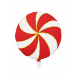 Toptan Yılbaşı Kırmızı Şeker Folyo Balon
