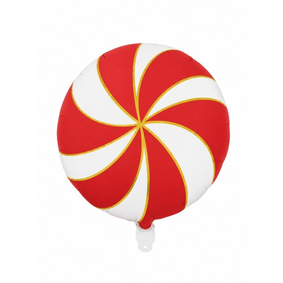 Toptan Yılbaşı Kırmızı Şeker Folyo Balon