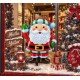 Toptan Yılbaşı Noel Baba Şekil Folyo Balon 89 cm