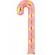 Toptan Yılbaşı Pembe Gold Baston Folyo Balon 73 cm Toptan Yılbaşı Pembe Gold Baston Folyo Balon 73 cm
