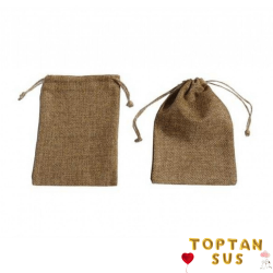 Toptan Naturel Kese Çuval 12X17 Cm 20 Adet 