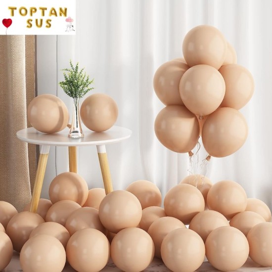 Toptan Pastel Çöl Kumu Renkli Balon 100 Adet