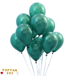 Toptan Pastel Kış Yeşili Renkli Balon 100 Adet