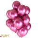 Toptan Krom Balon Pembe Renkli 50 Adet