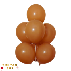 Toptan Pastel Karamel Renkli Balon 100 Balon