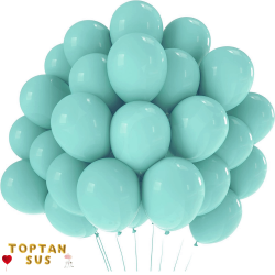 Toptan Pastel Mint Yeşili Balon 100 Adet